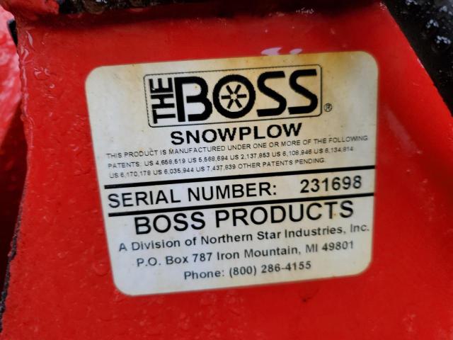 231698 - 2014 BOSS PLOW RED photo 10