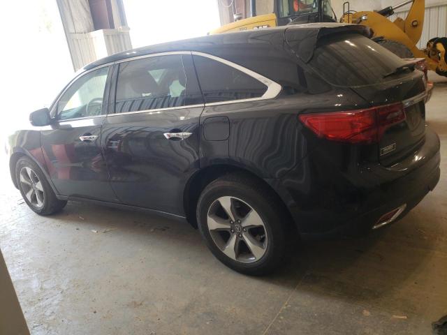 5FRYD4H29EB044316 - 2014 ACURA MDX BLACK photo 2