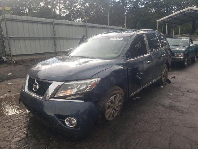 5N1AR2MM8DC638693 - 2013 NISSAN PATHFINDER S 青色 照片 2