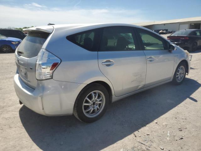 JTDZN3EU1C3182557 - 2012 TOYOTA PRIUS V SILVER photo 3