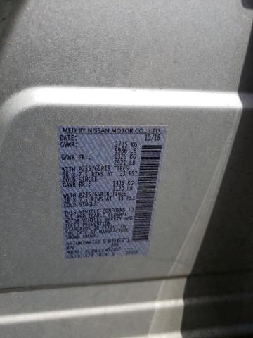 5N1DR2MM1KC589671 - 2019 NISSAN PATHFINDER S SILVER photo 13