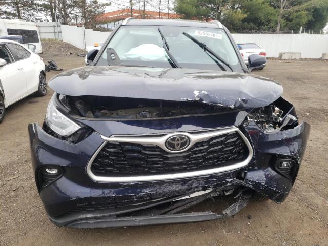 5TDGZRBH5LS515508 - 2020 TOYOTA HIGHLANDER XLE BLUE photo 5