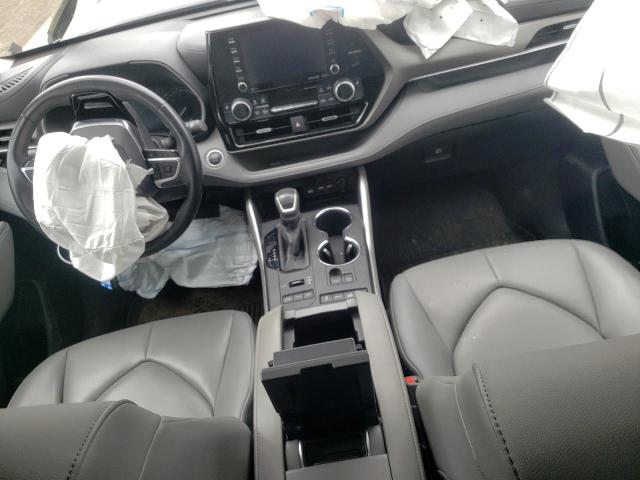 5TDGZRBH5LS515508 - 2020 TOYOTA HIGHLANDER XLE BLUE photo 8