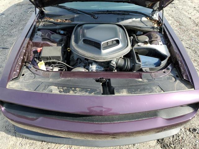 2C3CDZFJ8MH517140 - 2021 DODGE CHALLENGER R/T SCAT PACK PURPLE photo 11