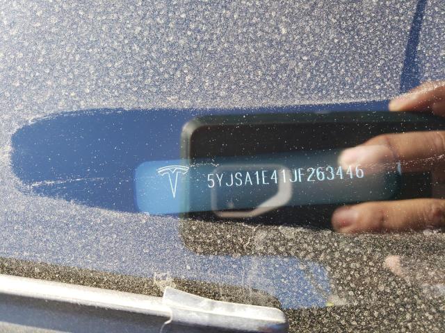 5YJSA1E41JF263446 - 2018 TESLA MODEL S Կանաչ լուսանկար 12