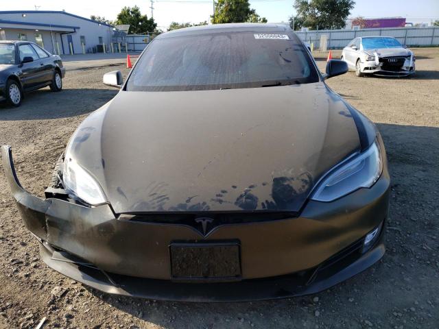 5YJSA1E41JF263446 - 2018 TESLA MODEL S Կանաչ լուսանկար 5