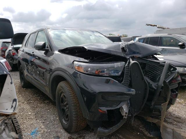 1FM5K8AW3MNA04551 - 2021 FORD EXPLORER POLICE INTERCEPTOR BLACK photo 4