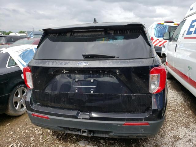 1FM5K8AW3MNA04551 - 2021 FORD EXPLORER POLICE INTERCEPTOR BLACK photo 6