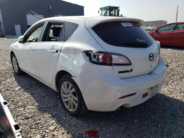 JM1BL1L7XC1603437 - 2012 MAZDA 3 I WHITE photo 2