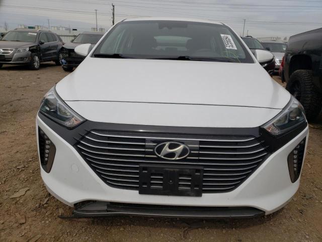 KMHC75LC1KU110963 - 2019 HYUNDAI IONIQ SEL WHITE photo 5