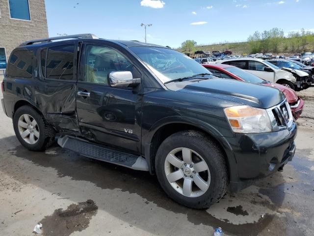 5N1AA08C68N615680 - 2008 NISSAN ARMADA SE BLACK photo 4