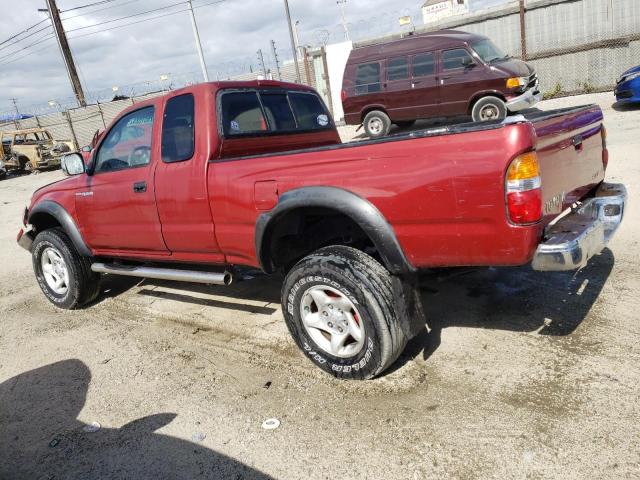 5TESN92N93Z169669 - 2003 TOYOTA TACOMA XTRACAB PRERUNNER BURGUNDY photo 2