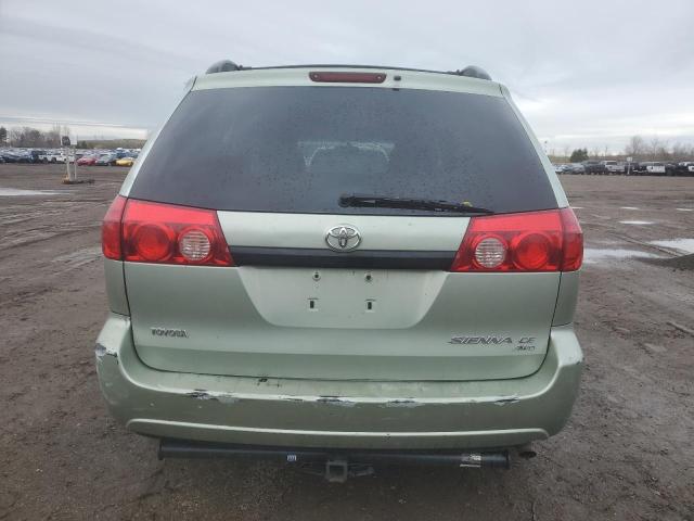 5TDBA29C36S054574 - 2006 TOYOTA SIENNA CE GREEN photo 6