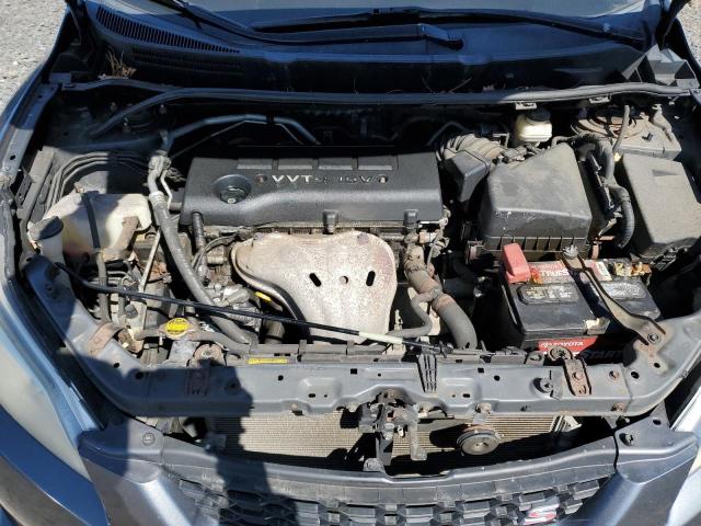 2T1LE40E99C001216 - 2009 TOYOTA MATRIX S GRAY photo 11