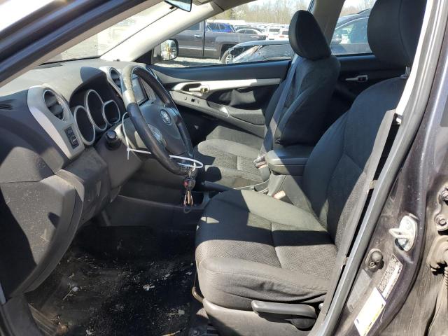 2T1LE40E99C001216 - 2009 TOYOTA MATRIX S GRAY photo 7