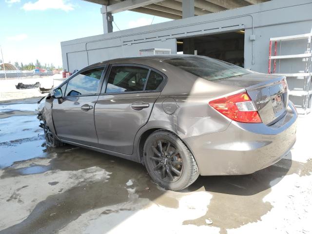 2HGFB2F95CH548387 - 2012 HONDA CIVIC EXL თაფლისფერი ფოტო 2