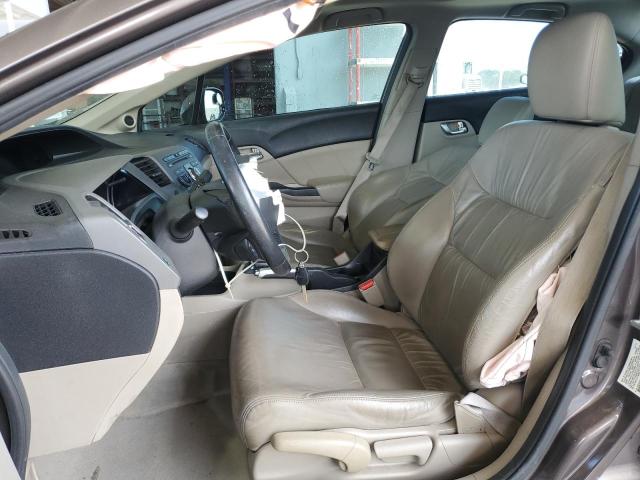 2HGFB2F95CH548387 - 2012 HONDA CIVIC EXL თაფლისფერი ფოტო 7