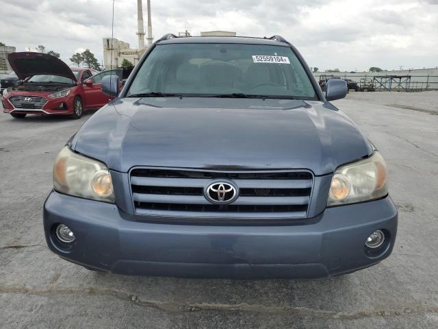 JTEGD21A770158475 - 2007 TOYOTA HIGHLANDER BLUE photo 5