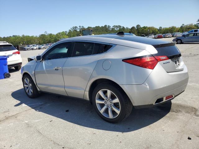 2HNYB1H4XAH503178 - 2010 ACURA ZDX TECHNOLOGY SILVER photo 2