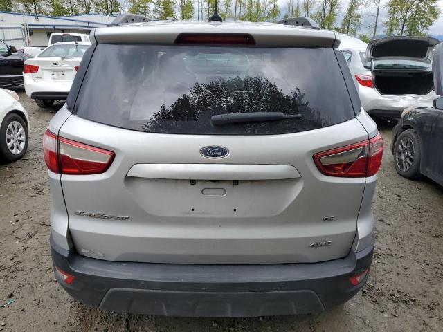 MAJ6P1UL1JC187741 - 2018 FORD ECOSPORT SE SILVER photo 6