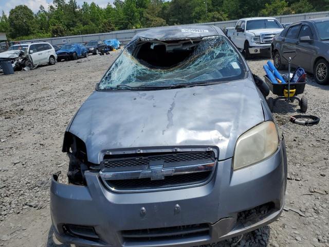KL1TD56607B119375 - 2007 CHEVROLET AVEO BASE GRAY photo 5