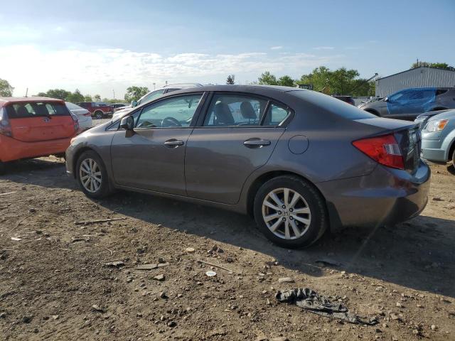 19XFB2F98CE013838 - 2012 HONDA CIVIC EXL Qəhvəyi foto 2