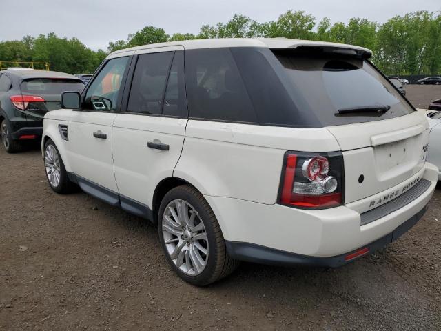 SALSK2D45AA222355 - 2010 LAND ROVER RANGE ROVE LUX WHITE photo 2