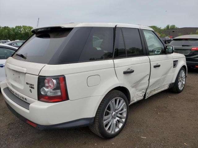 SALSK2D45AA222355 - 2010 LAND ROVER RANGE ROVE LUX WHITE photo 3