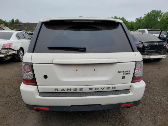 SALSK2D45AA222355 - 2010 LAND ROVER RANGE ROVE LUX WHITE photo 6