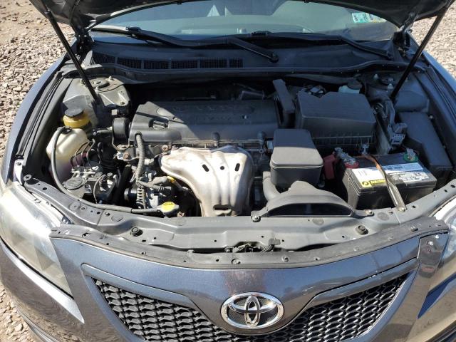 4T1BE46K87U007643 - 2007 TOYOTA CAMRY CE GRAY photo 11