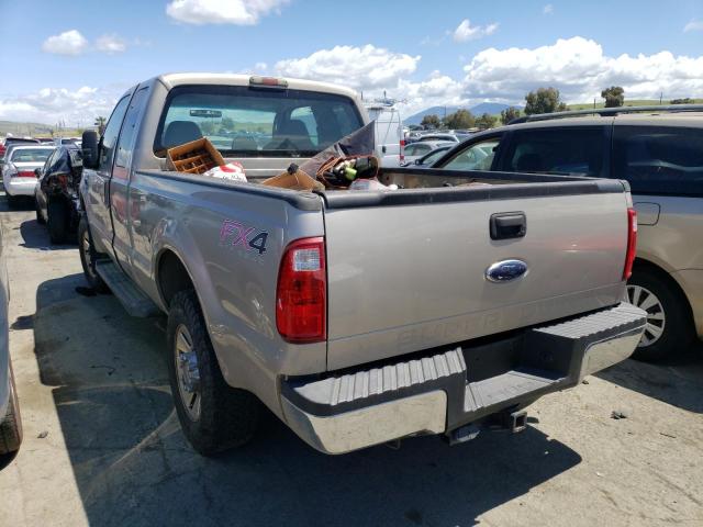 1FTSX215X8EA60263 - 2008 FORD F250 SUPER DUTY TAN photo 2