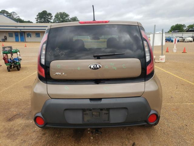 KNDJN2A28E7033974 - 2014 KIA SOUL TAN photo 6