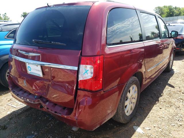 2C4RC1BG6GR213193 - 2016 CHRYSLER TOWN & COU TOURING ბურგუნდია ფოტო 4