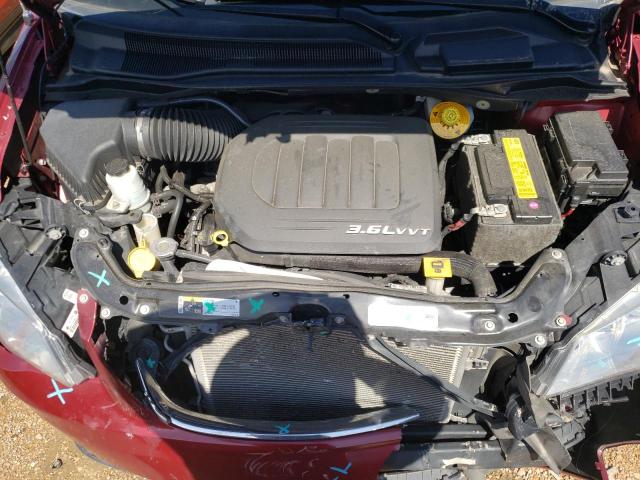 2C4RC1BG6GR213193 - 2016 CHRYSLER TOWN & COU TOURING ბურგუნდია ფოტო 7