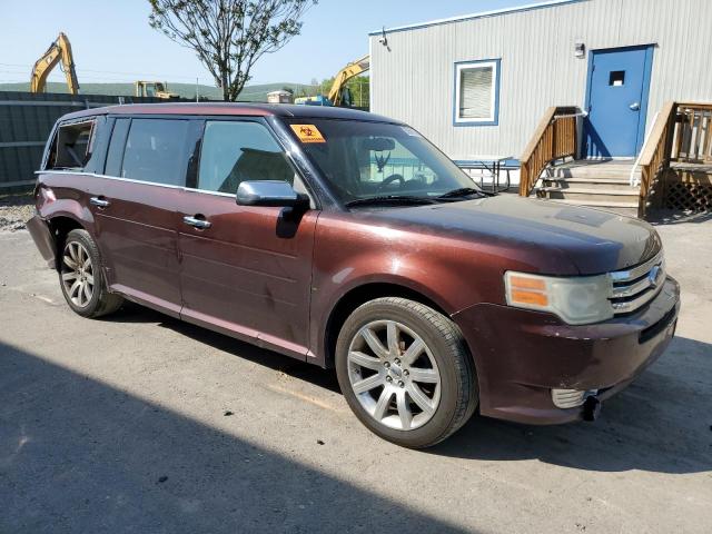 2FMEK63C59BA68679 - 2009 FORD FLEX LIMITED MAROON photo 4