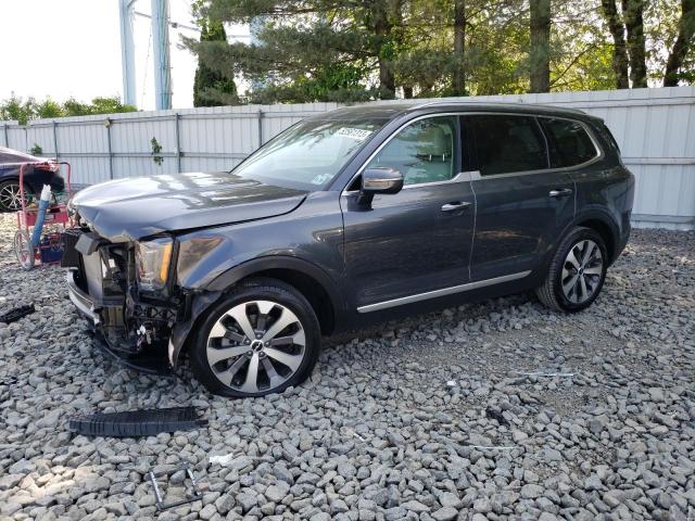 5XYP6DHC0NG219142 - 2022 KIA TELLURIDE S GRAY photo 1