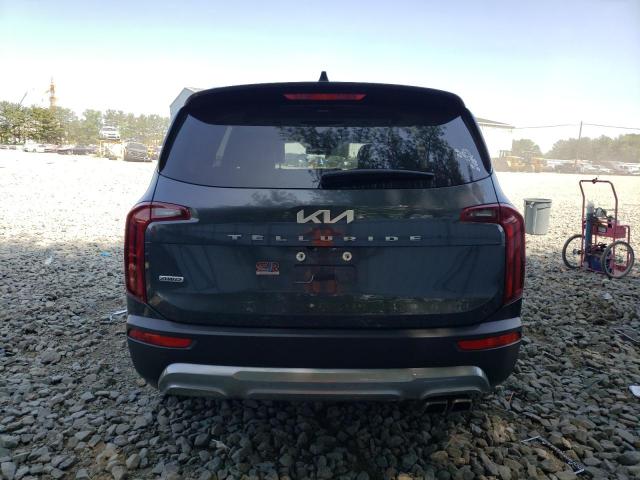 5XYP6DHC0NG219142 - 2022 KIA TELLURIDE S GRAY photo 6