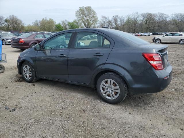 1G1JB5SH2H4144371 - 2017 CHEVROLET SONIC LS BLACK photo 2