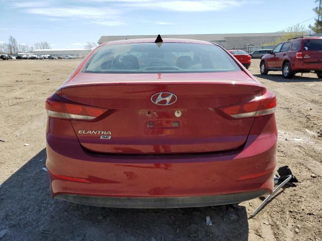 KMHD74LF7HU417653 - 2017 HYUNDAI ELANTRA SE RED photo 6