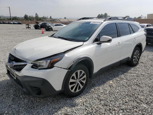 4S4BTAFC3N3185668 - 2022 SUBARU OUTBACK PREMIUM WHITE photo 1