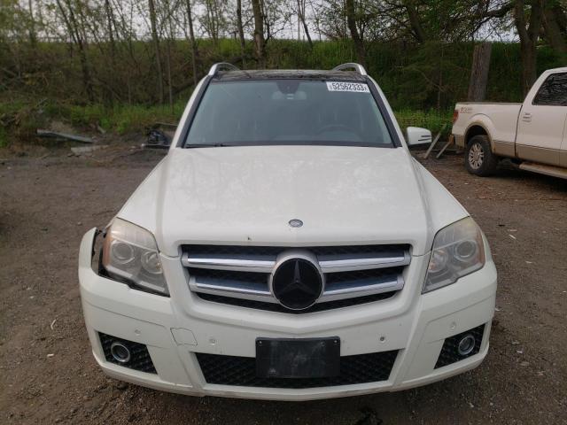 WDCGG8HB2AF473485 - 2010 MERCEDES-BENZ GLK 350 4MATIC WHITE photo 5