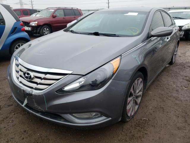 5NPEC4AC5BH221368 - 2011 HYUNDAI SONATA SE GRAY photo 2