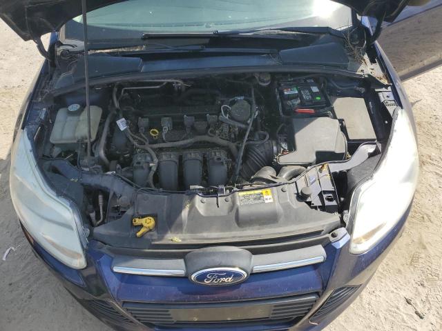 1FAHP3E29CL134301 - 2012 FORD FOCUS S BLUE photo 11