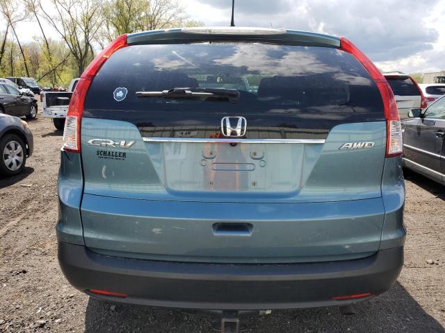 5J6RM4H5XDL013775 - 2013 HONDA CR-V EX BLUE photo 6