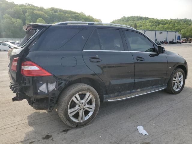 4JGDA2EB3CA089108 - 2012 MERCEDES-BENZ ML 350 BLUETEC BLACK photo 3