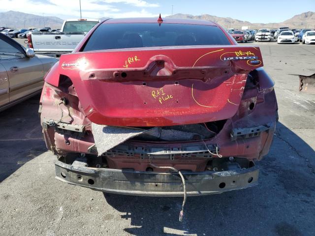 1G4GE5GD2BF343636 - 2011 BUICK LACROSSE CXS RED photo 6