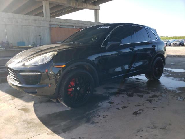 WP1AC2A26BLA81481 - 2011 PORSCHE CAYENNE TURBO BLACK photo 1