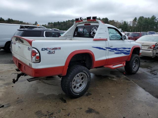 1B7GG26X6WS572391 - 1998 DODGE DAKOTA WHITE photo 3