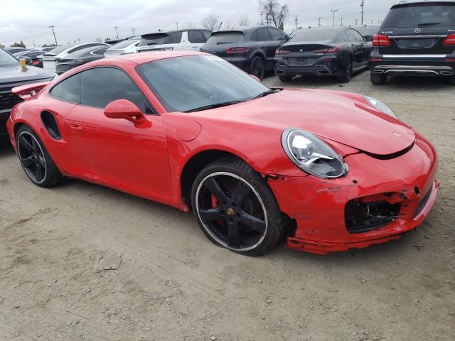 WP0AD2A9XFS166623 - 2015 PORSCHE 911 TURBO RED photo 4