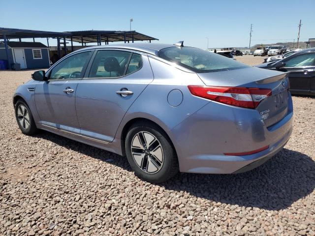 KNAGM4AD0C5024167 - 2012 KIA OPTIMA HYBRID BLUE photo 2